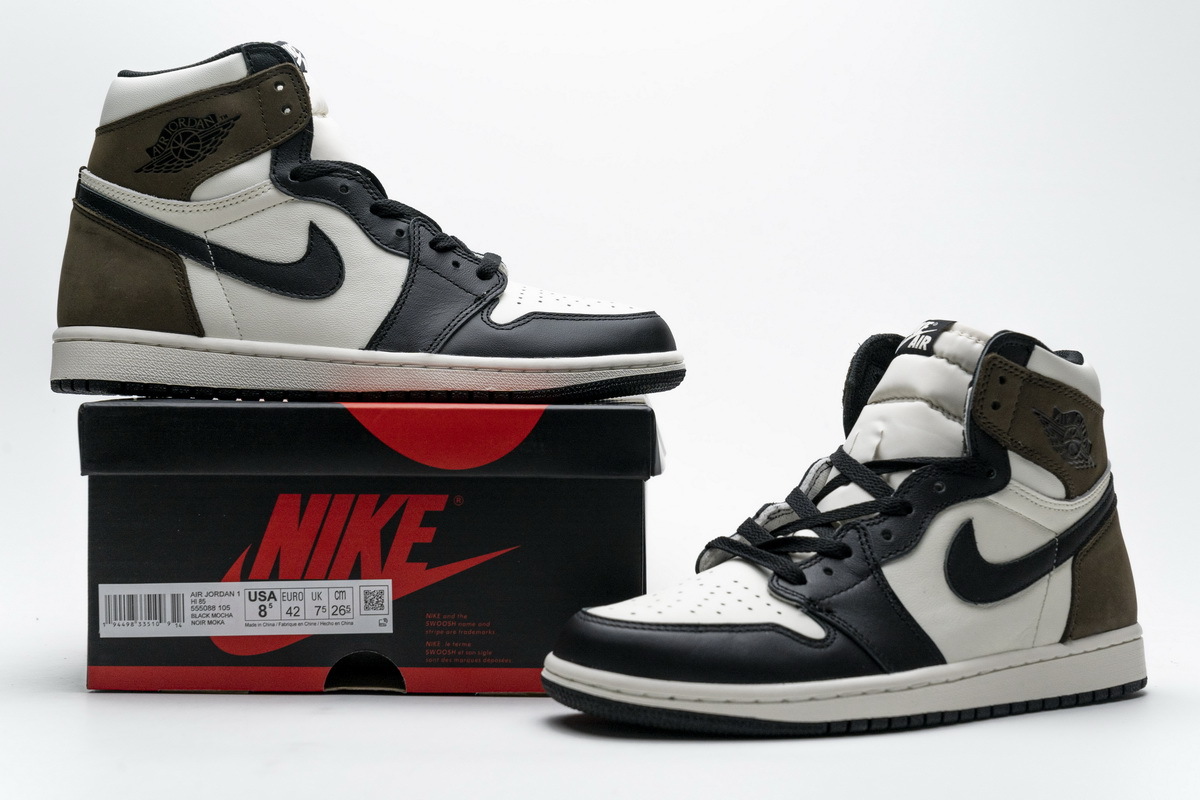 Perfectkicks Jordan 1 Retro High Dark Mocha , 555088-105 