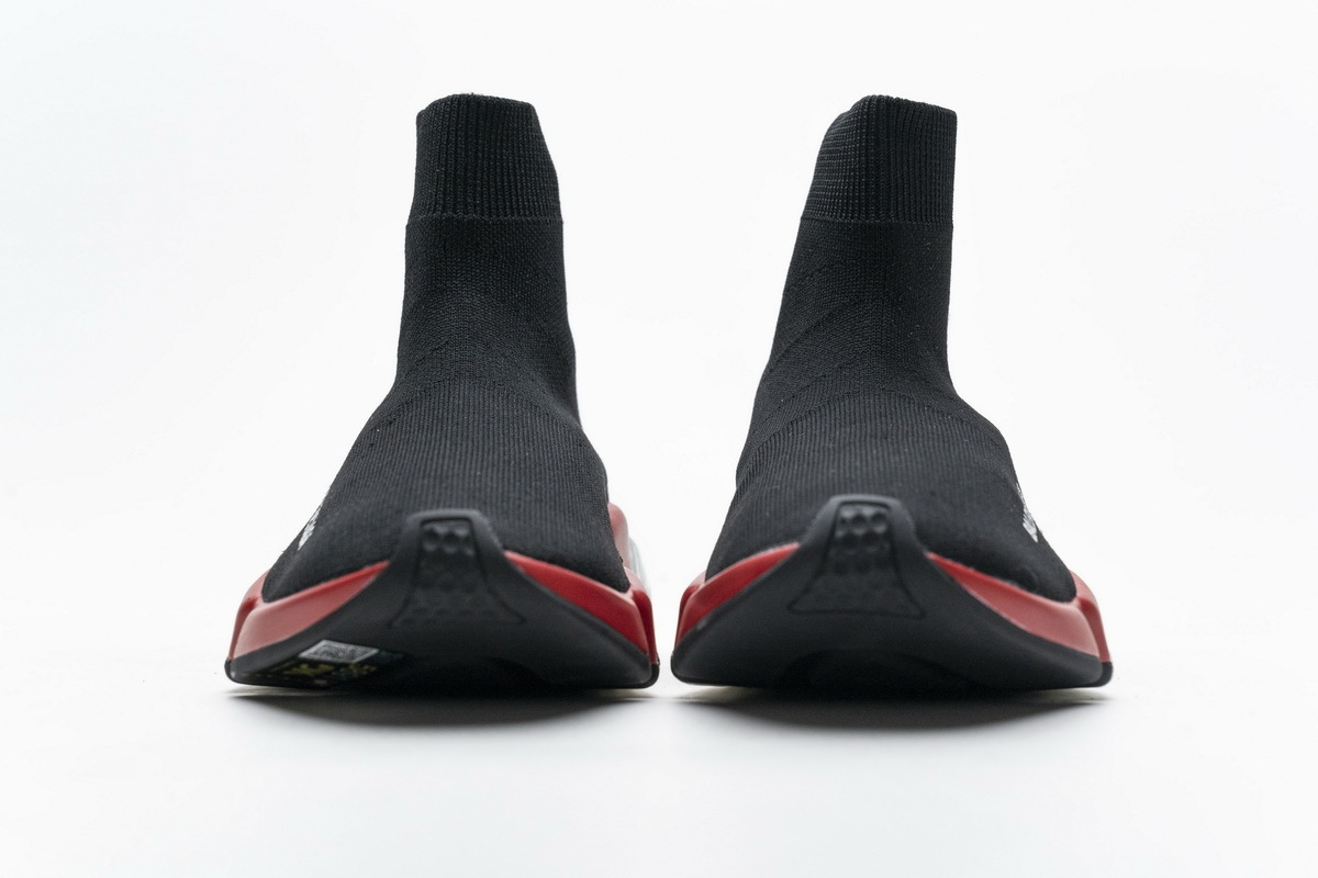 Perfectkicks | PK God Balenciaga Speed Sneaker Black Red 
