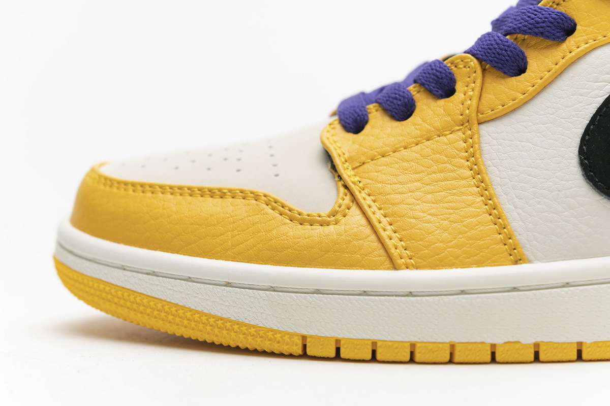 PK God Jordan 1 Mid SE Lakers, 852542-700