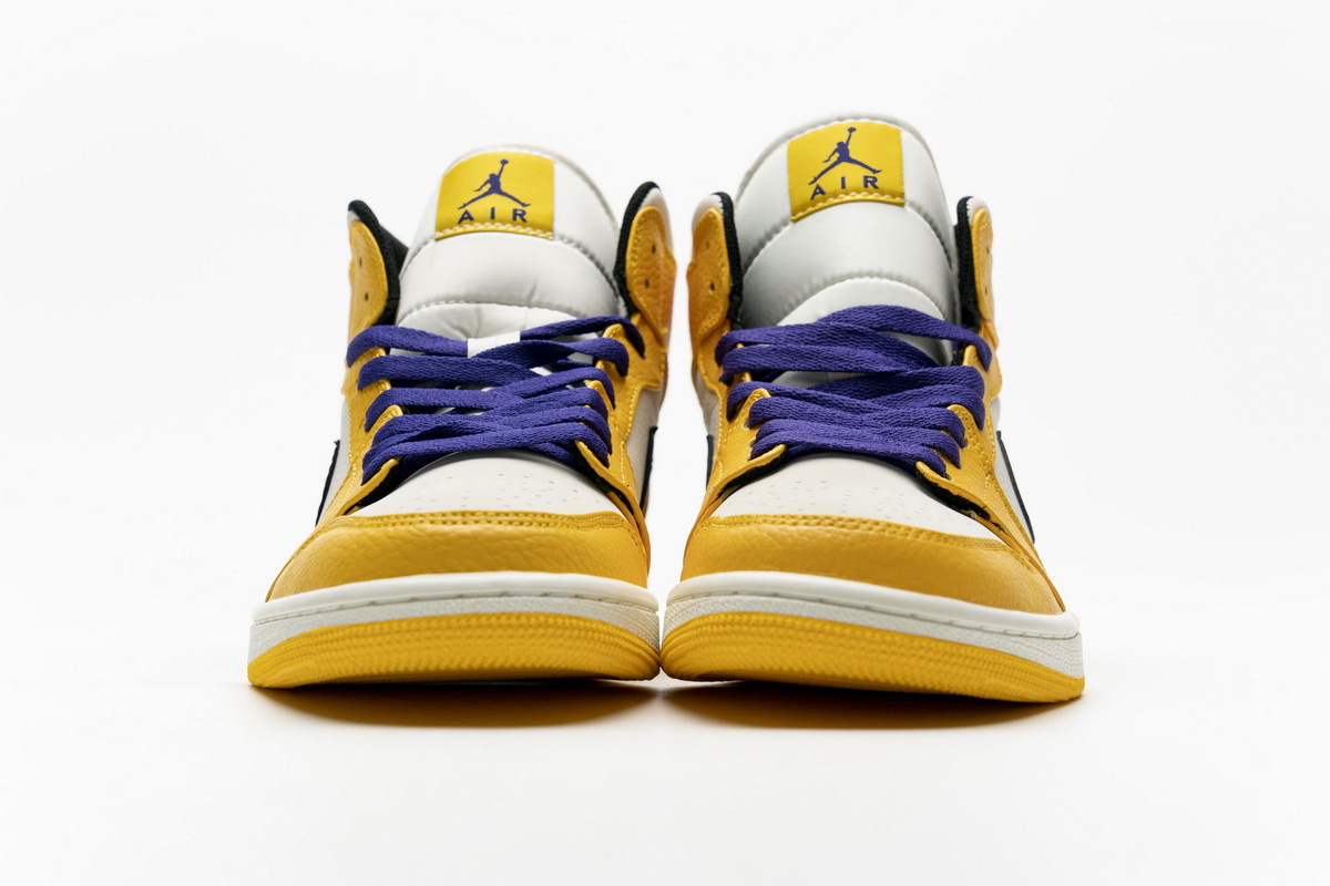 PK God Jordan 1 Mid SE Lakers, 852542-700