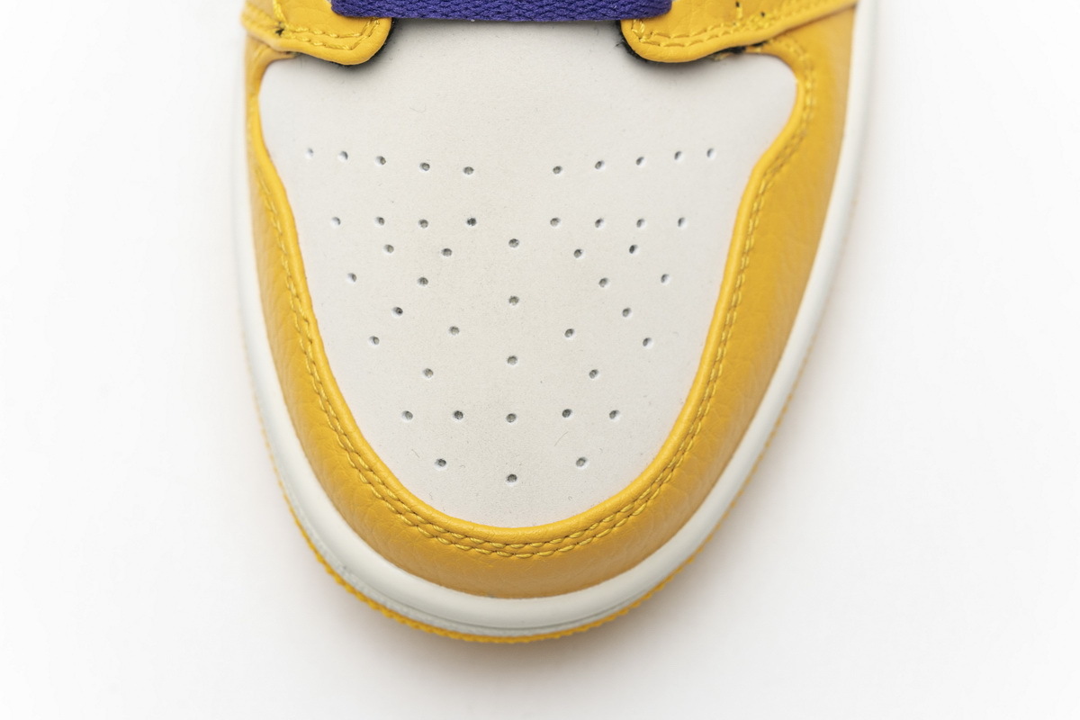 PK God Jordan 1 Mid SE Lakers, 852542-700