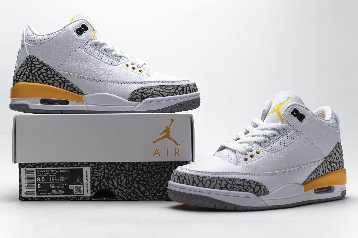 Perfectkicks | PKGoden Jordan 3 Retro Laser Orange (W)，CK9246-108 