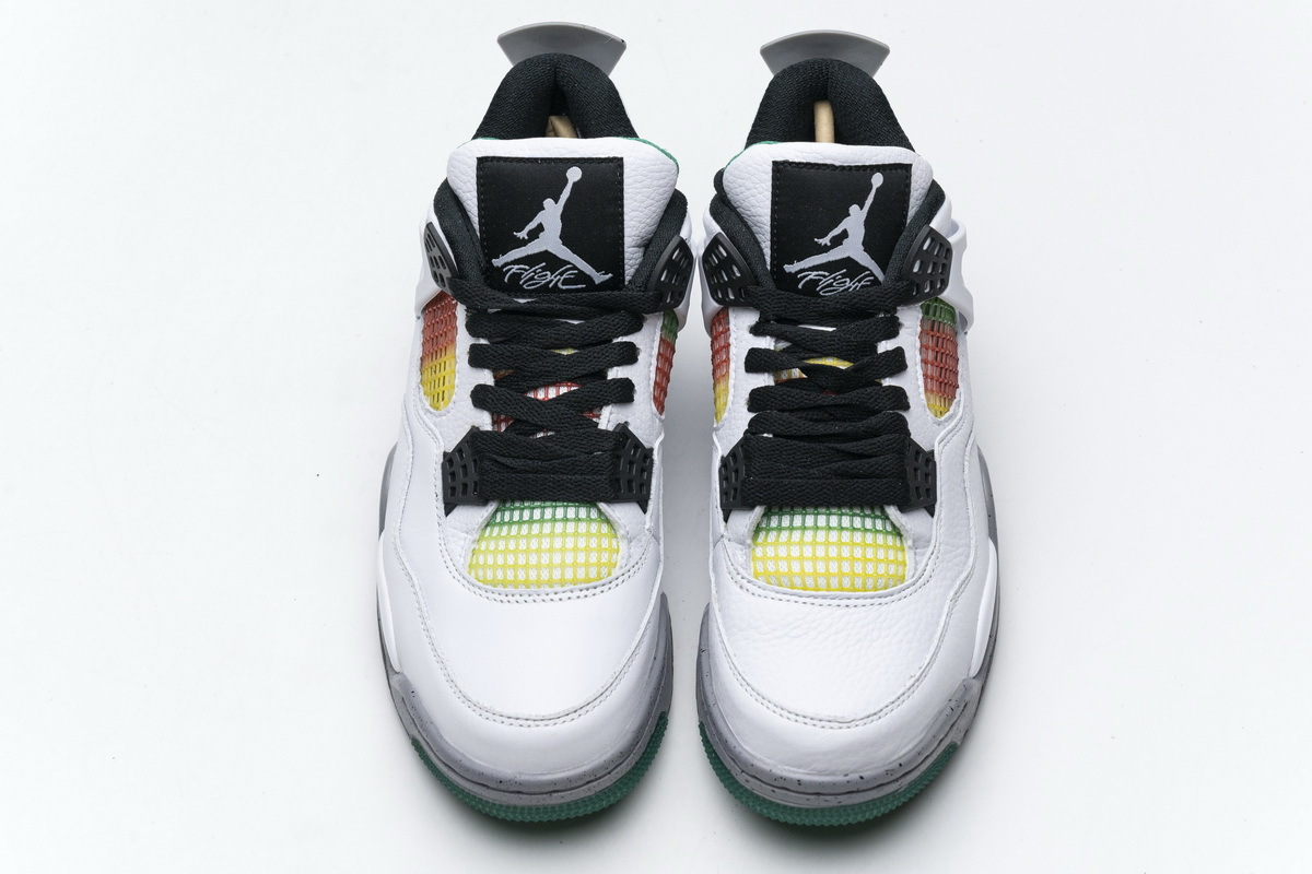 jordan 4 retro lucid green rasta