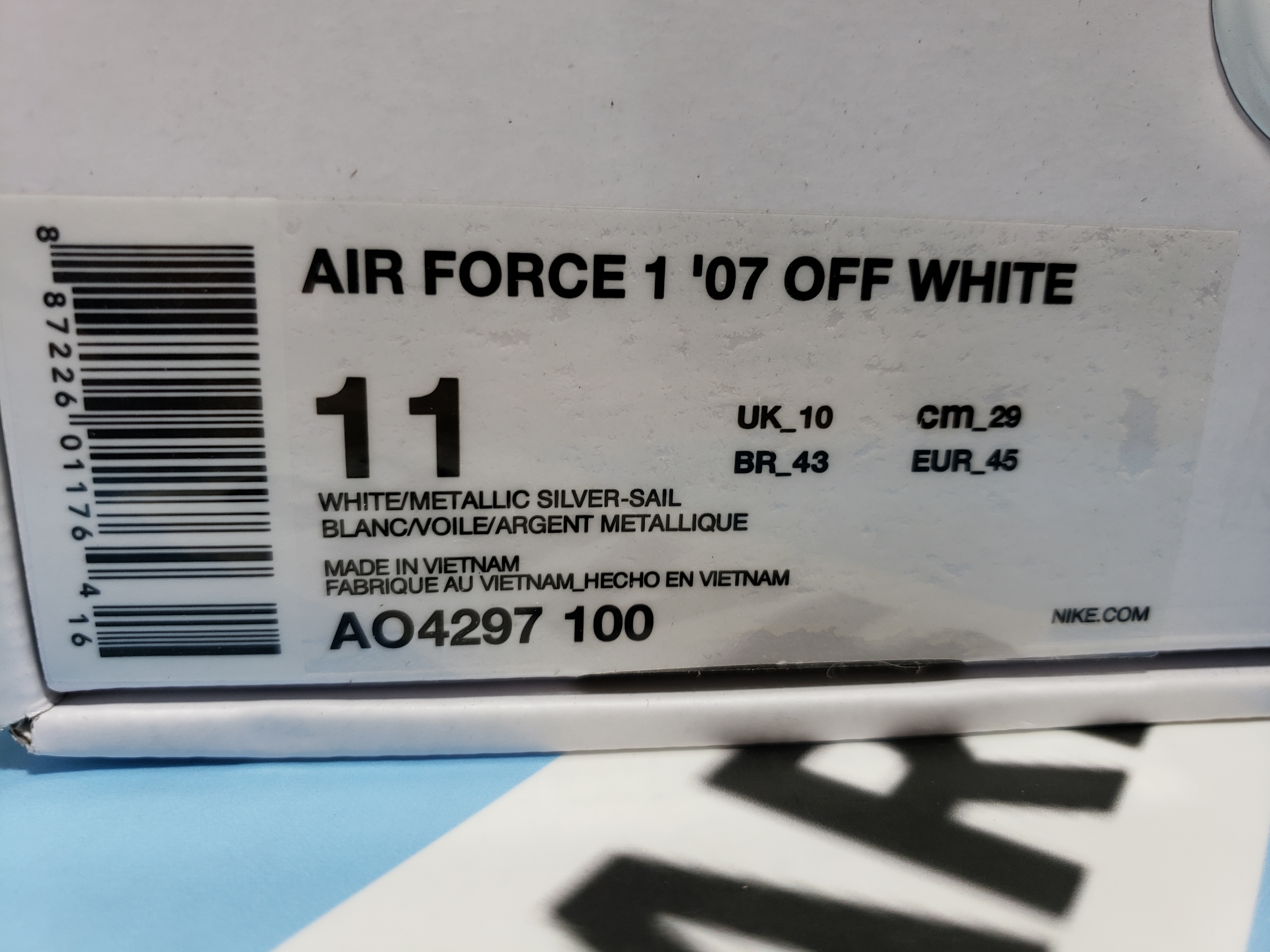 Perfectkicks | PKGoden Air Force 1 Low Virgil Abloh Off-White (AF100),  AO4297-100 