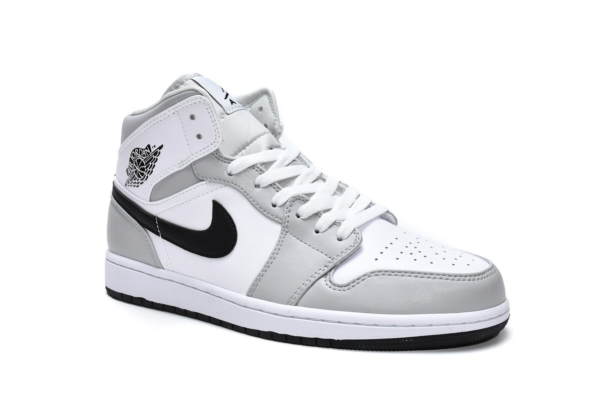 POP Jordan 1 Mid Light Smoke Grey (W), BQ6472-015  