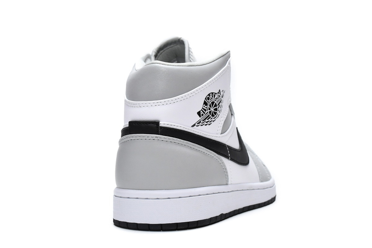 POP Jordan 1 Mid Light Smoke Grey (W), BQ6472-015  