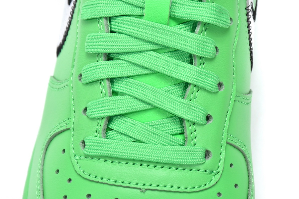 Perfectkicks | PK God Air Force 1 Low Off-White Light Green Spark, DX1419-300 