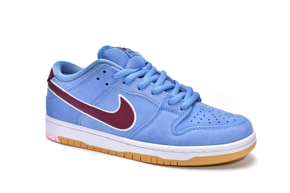 Perfectkicks | PKGoden SB Dunk Low Philadelphia Phillies, DQ4040-400 PKGoden PKGoden Dunk Low Retro White Black- Sharesneakers.com