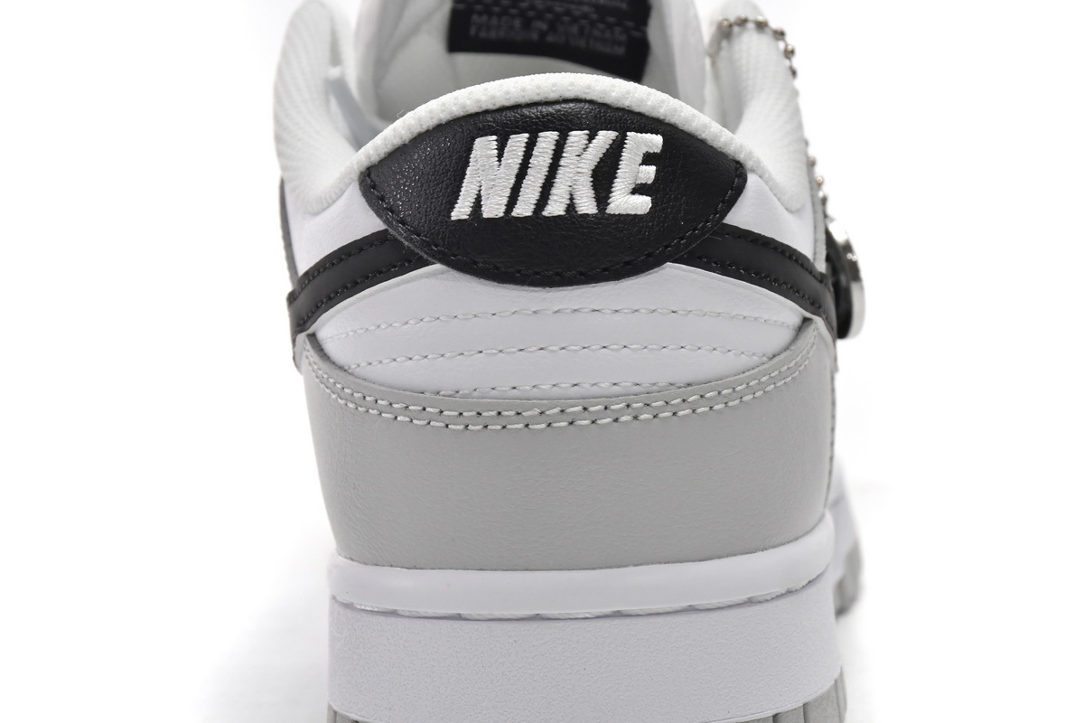 Perfectkicks | PKGoden SB Dunk Low Lottery, DR9654-001 PKGoden PKGoden Dunk Low Retro White Black- Sharesneakers.com