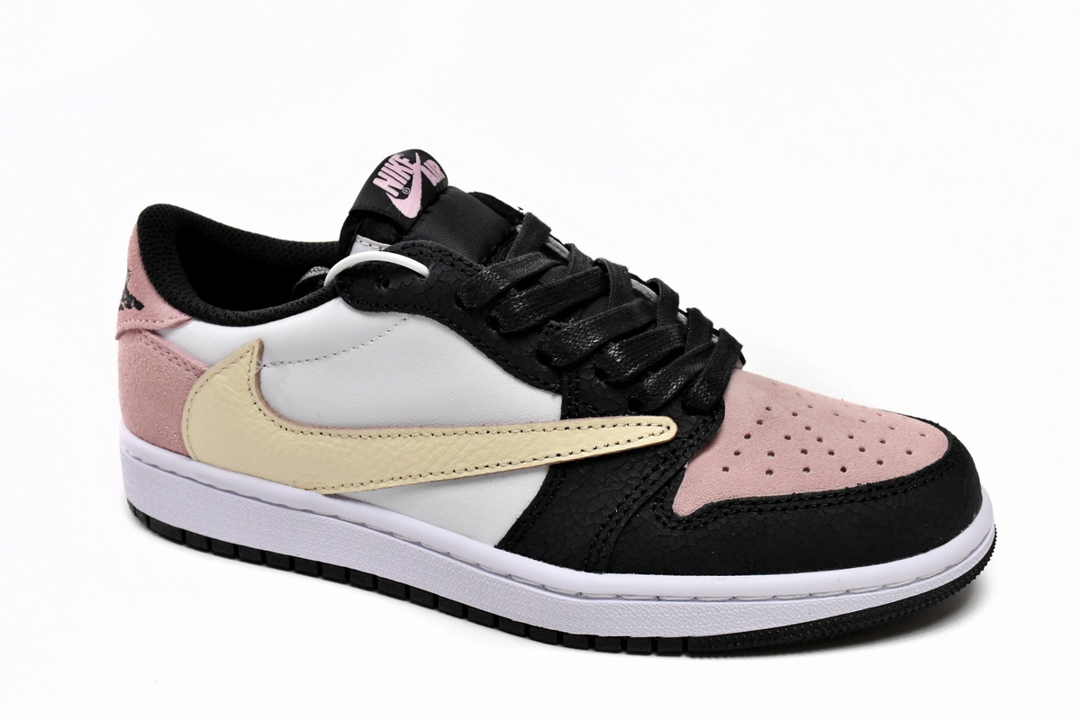 Perfectkicks Travis Scott x Air Jordan 1 Low Black Red,DM7866-066 