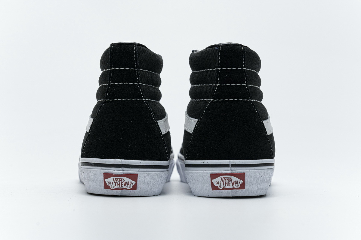 POP Vans Sk8-Hi Black White 