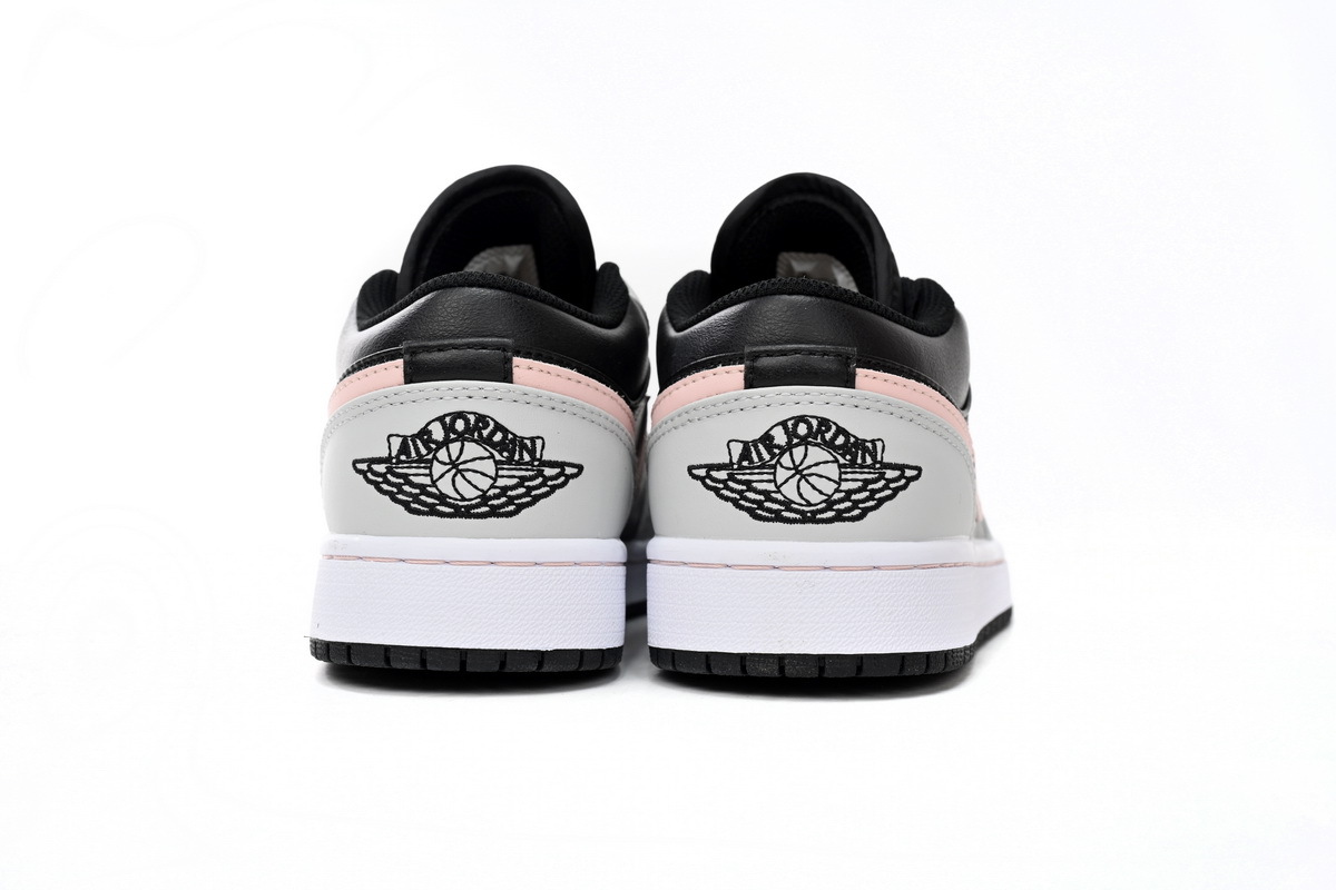 Boostmasterlin Jordan 1 Low Black Grey Pink ,  553558-062 