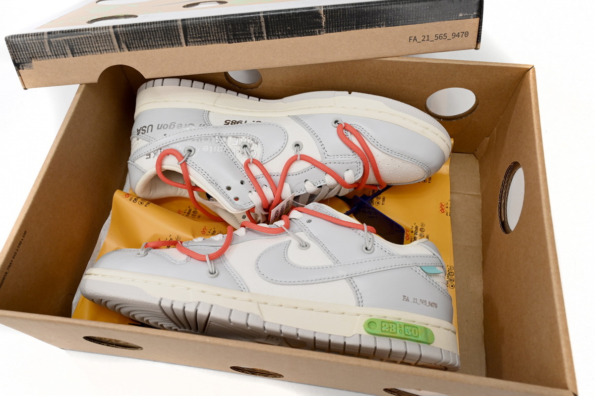 Perfectkicks | PKGoden Dunk Low Off-White Lot 23, DM1602-126 