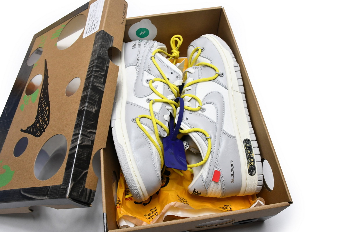 Perfectkicks Dunk Low Off-White Lot 27, DM1602-120 
