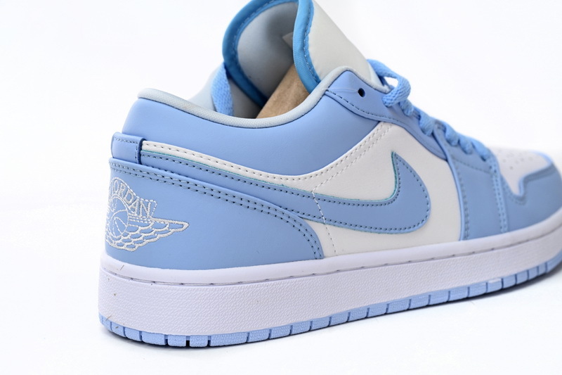 Boostmasterlin Jordan 1 Low White Ice Blue, DC0774-141 