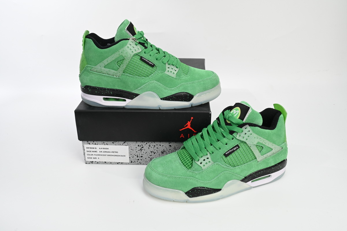 Perfectkicks Jordan 4 Retro Emerald Green Blac, AJ4-904284 