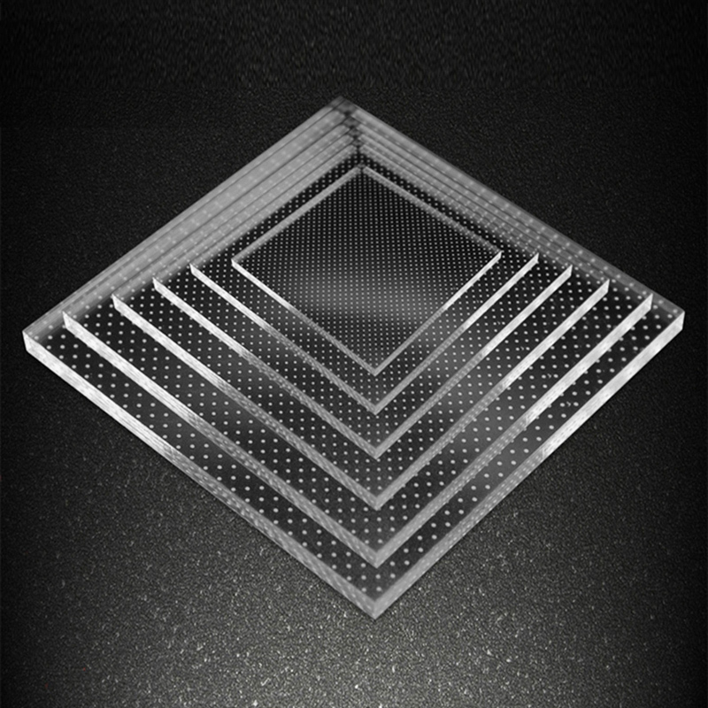 Laser dotting or engraving light guide panel for light box LED luminous