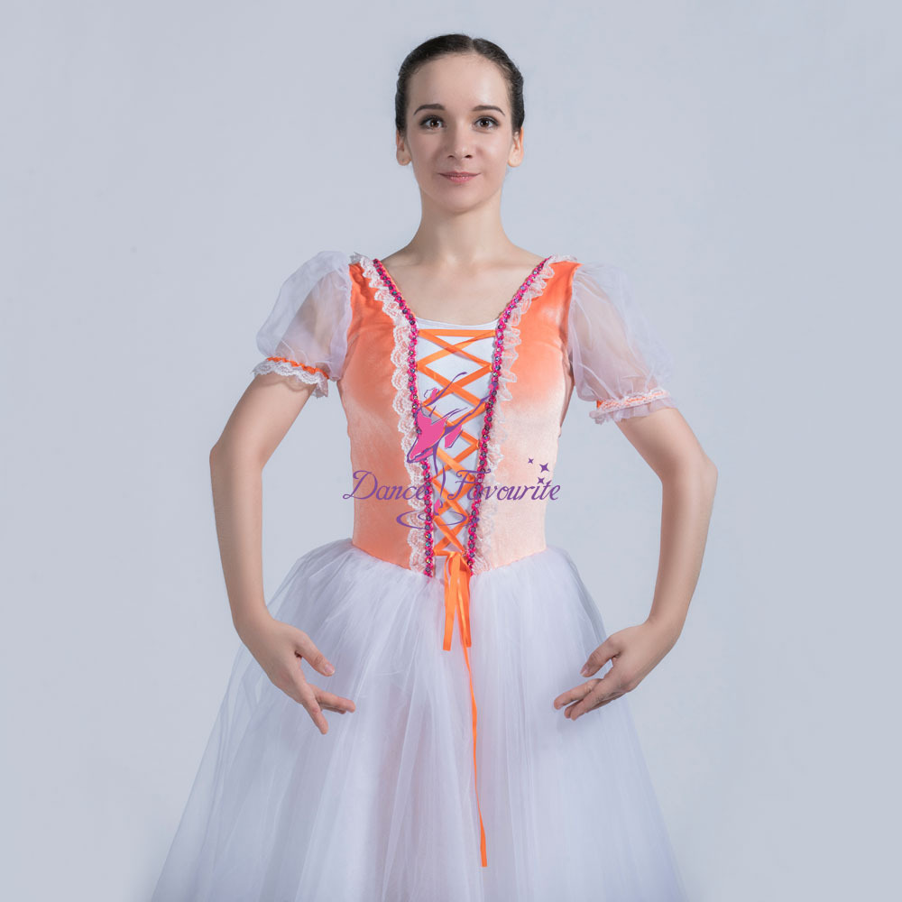 NWT Cardinal Red Roses Gold Fleck Velvet Ballet Tutu – Romantic Costume, Adult/Child Sizes – Wolff Fording