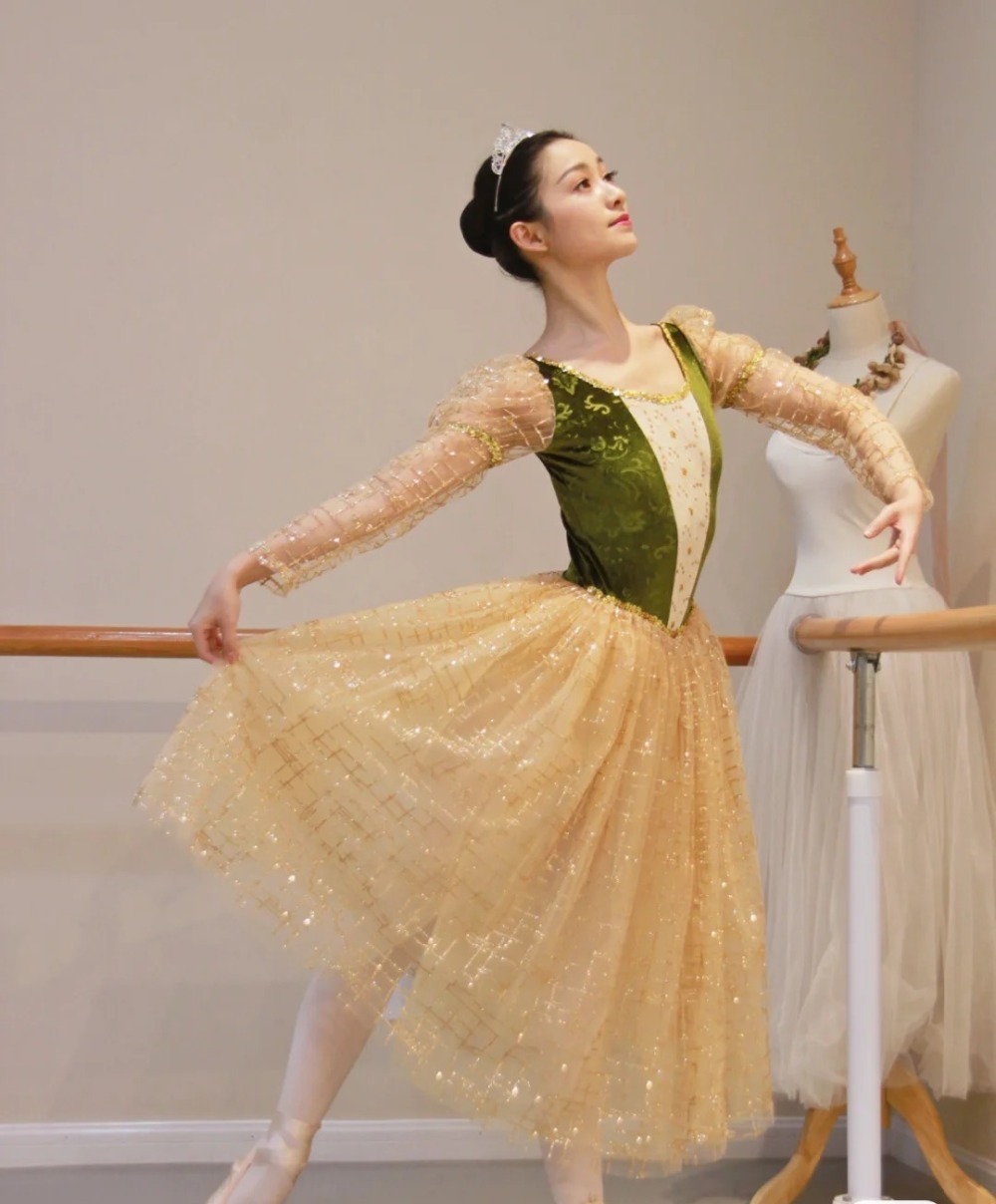 18036 Green Ballet Costumes Romantic Tutus 18036 Green Ballet Costumes Romantic Tutus