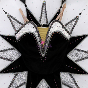 B25648 Black Custom Made Professional Ballet Tutus Variation from Harlequinade-YAGP