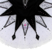 B25648 Black Custom Made Professional Ballet Tutus Variation from Harlequinade-YAGP