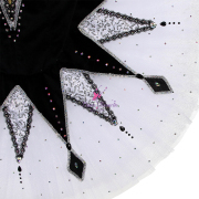 B25648 Black Custom Made Professional Ballet Tutus Variation from Harlequinade-YAGP
