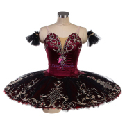 B25630 Burgundy Custom Made Professional Ballet Tutus
