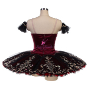 B25630 Burgundy Custom Made Professional Ballet Tutus