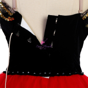 B22507 Black & Red Spanish Ballerina Tutu