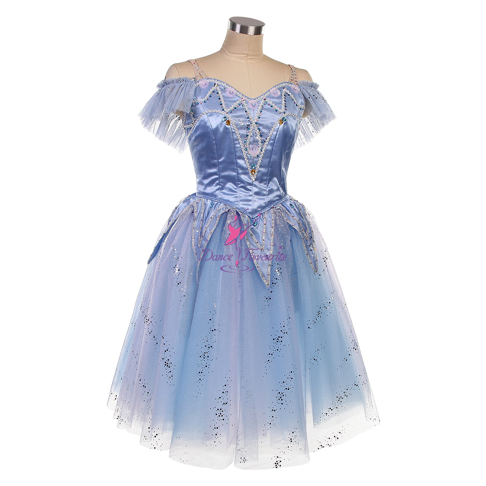 B25676 Blue Pharaoh's Daughter Act3 - Third River Variation Romantic Ballet  Tutu