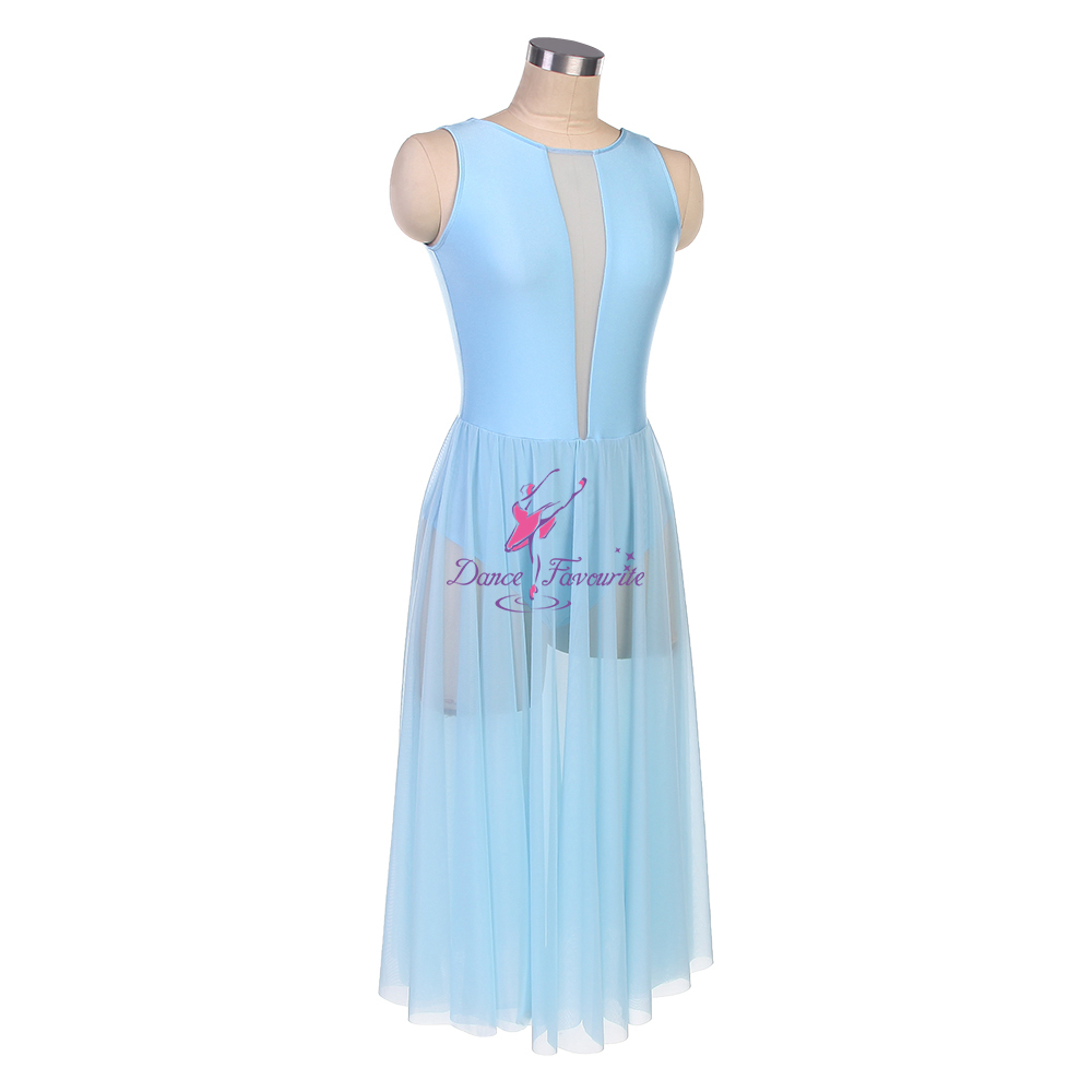 light blue lyrical dress SERAPHINA sky blue LC lyrical dance costume