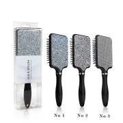 LH Newest Hot Sale Bling Crystal Airbag Hair Brush