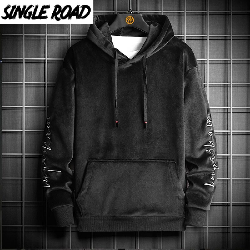 velvet mens hoodie