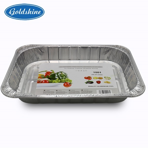 Disposable aluminum foil food storage containers deep pan catering rectangular container  aluminum foil container