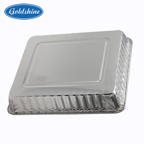 Disposable aluminum foil food storage containers deep pan catering rectangular container 