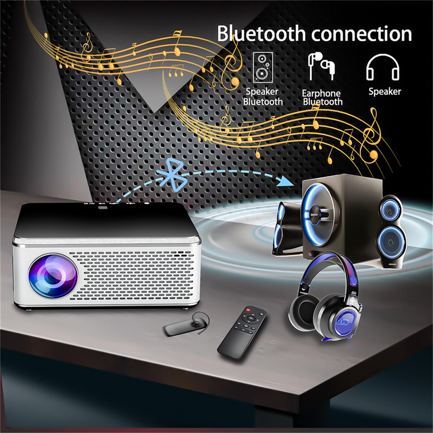 Mini Portable Projector Video Projector Screen Mirroring HD LED Video Projector Home Theater  