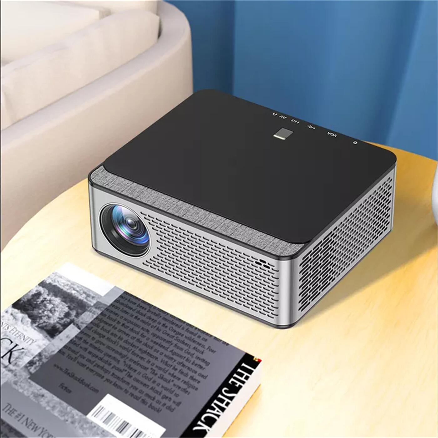 Mini Portable Projector Video Projector Screen Mirroring HD LED Video Projector Home Theater  