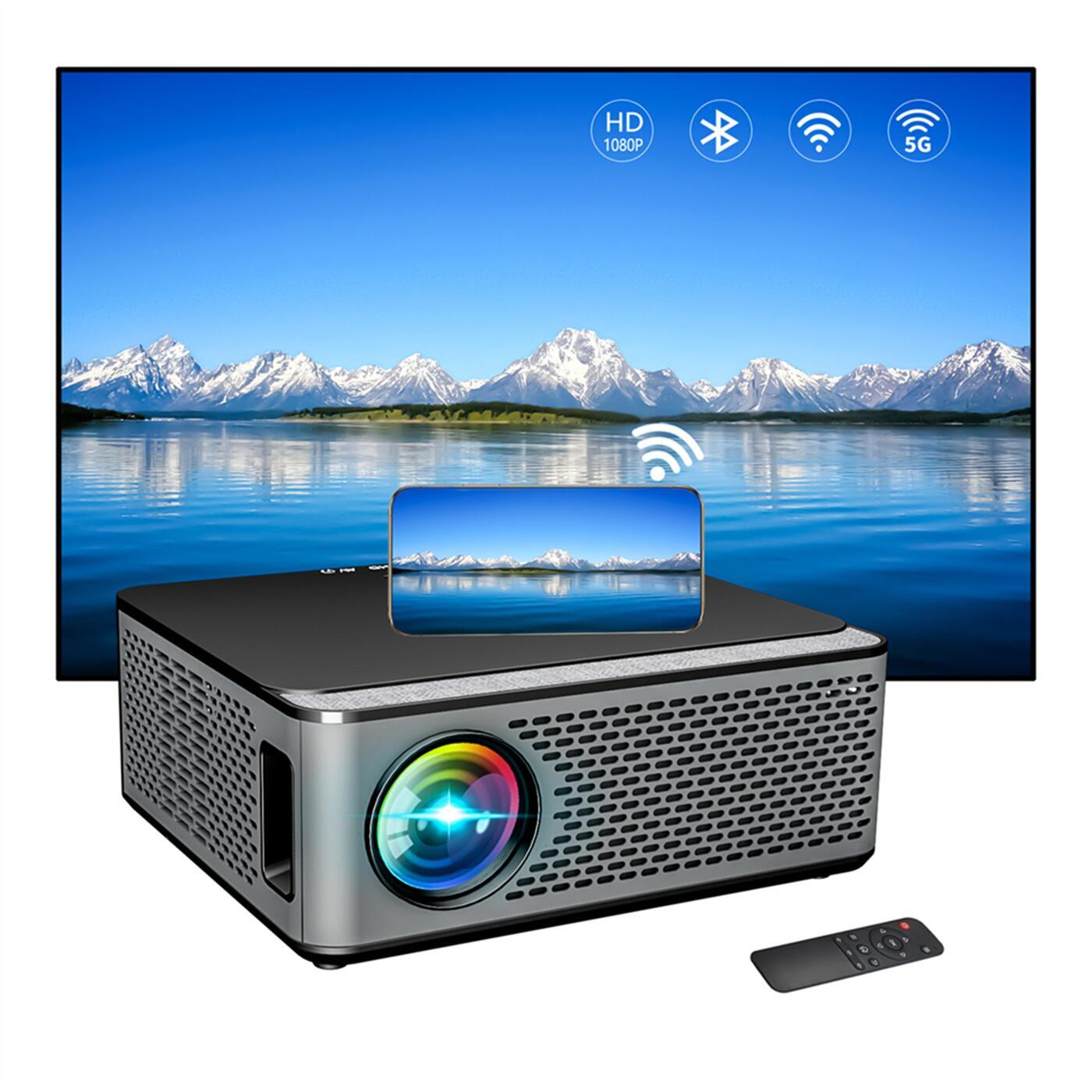 Mini Portable Projector Video Projector Screen Mirroring HD LED Video Projector Home Theater  