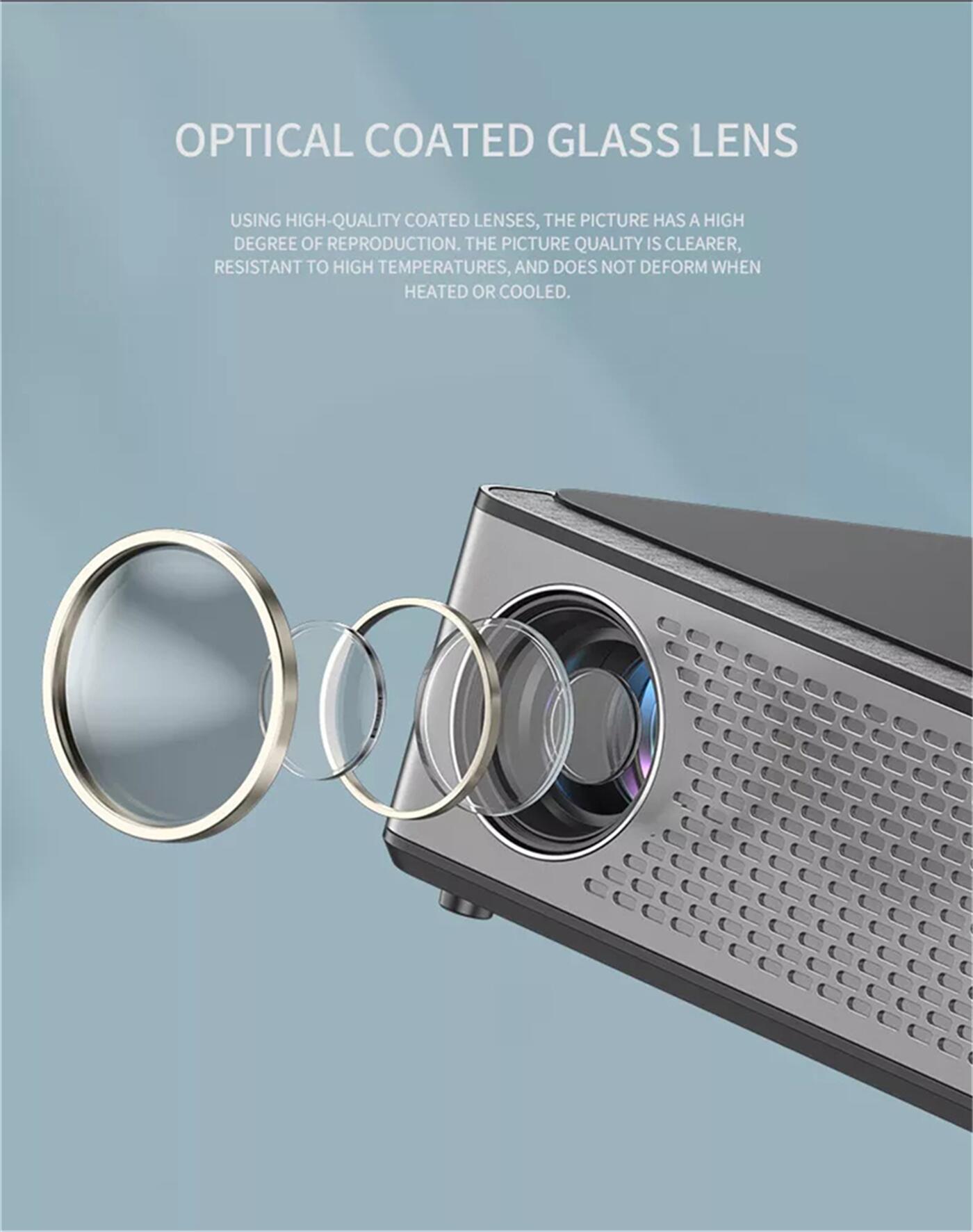 Mini Portable Projector Video Projector Screen Mirroring HD LED Video Projector Home Theater  