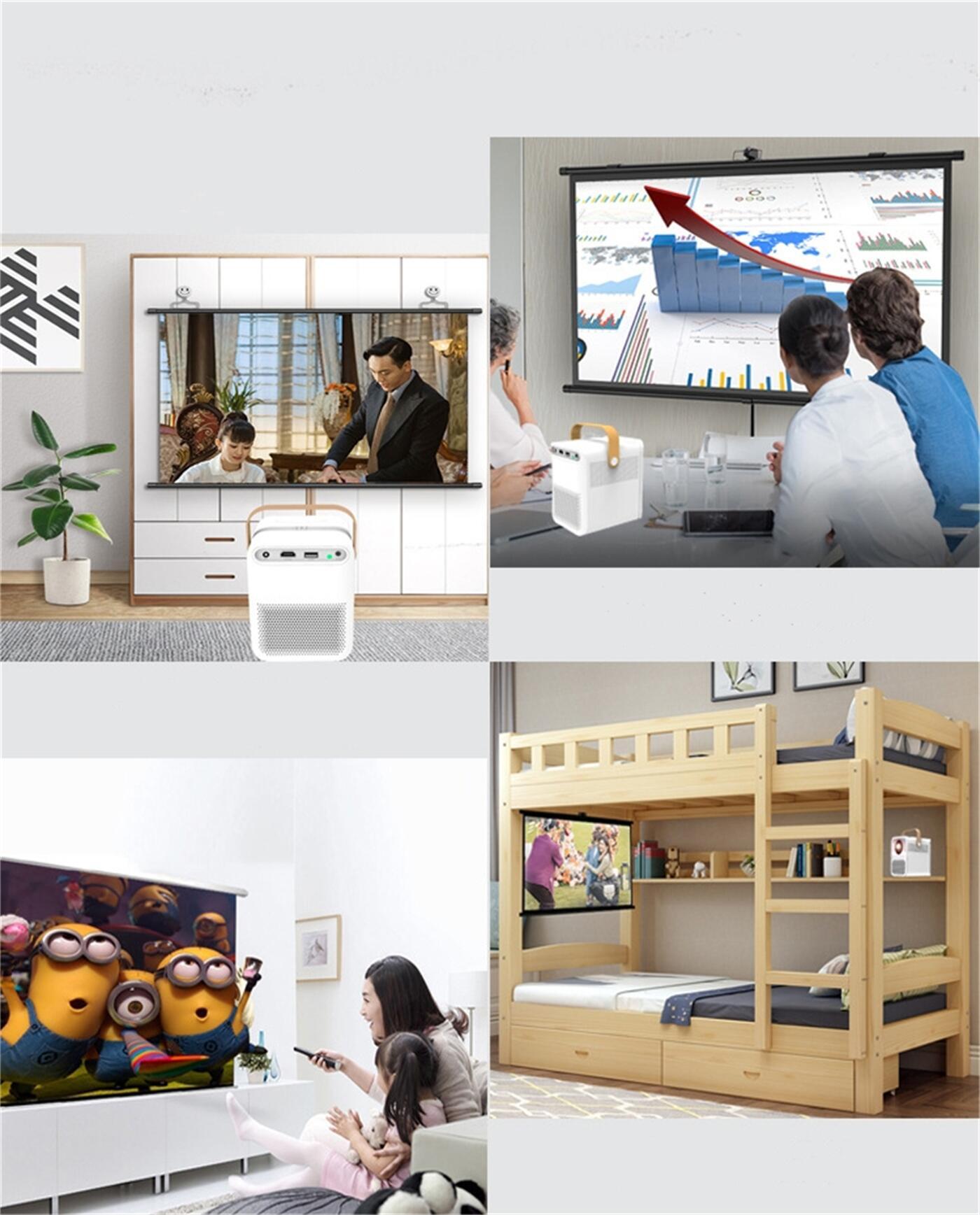 Projectors Factory direct price concessions Portable Home Mini projector mobile phone with same screen  