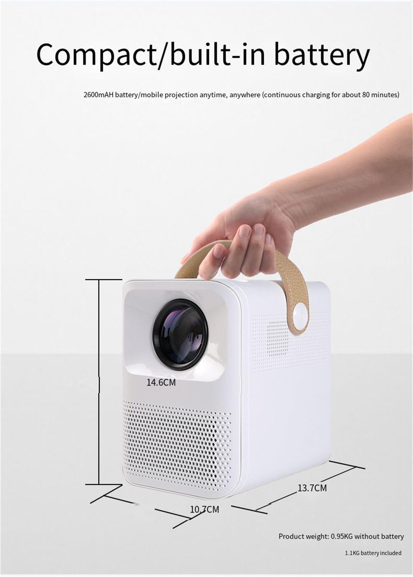 Projectors Factory direct price concessions Portable Home Mini projector mobile phone with same screen  