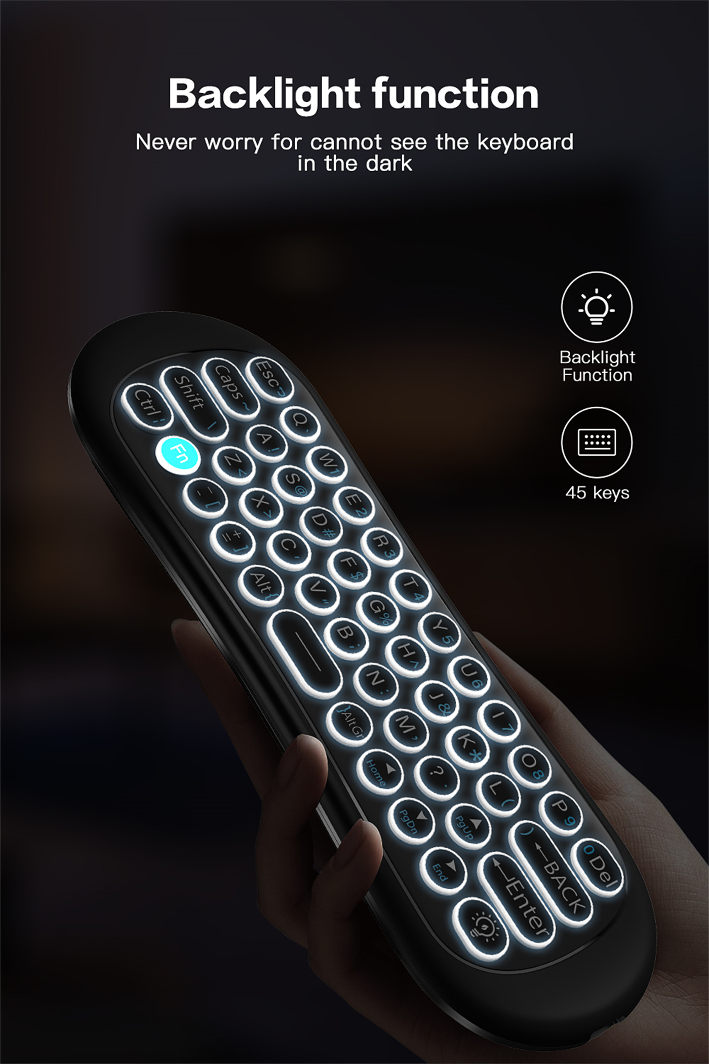 Hot Sale T2 Remote Controller 2.4G Wireless Mini Keyboard Air Mouse For Smart TV Projector TV Box   