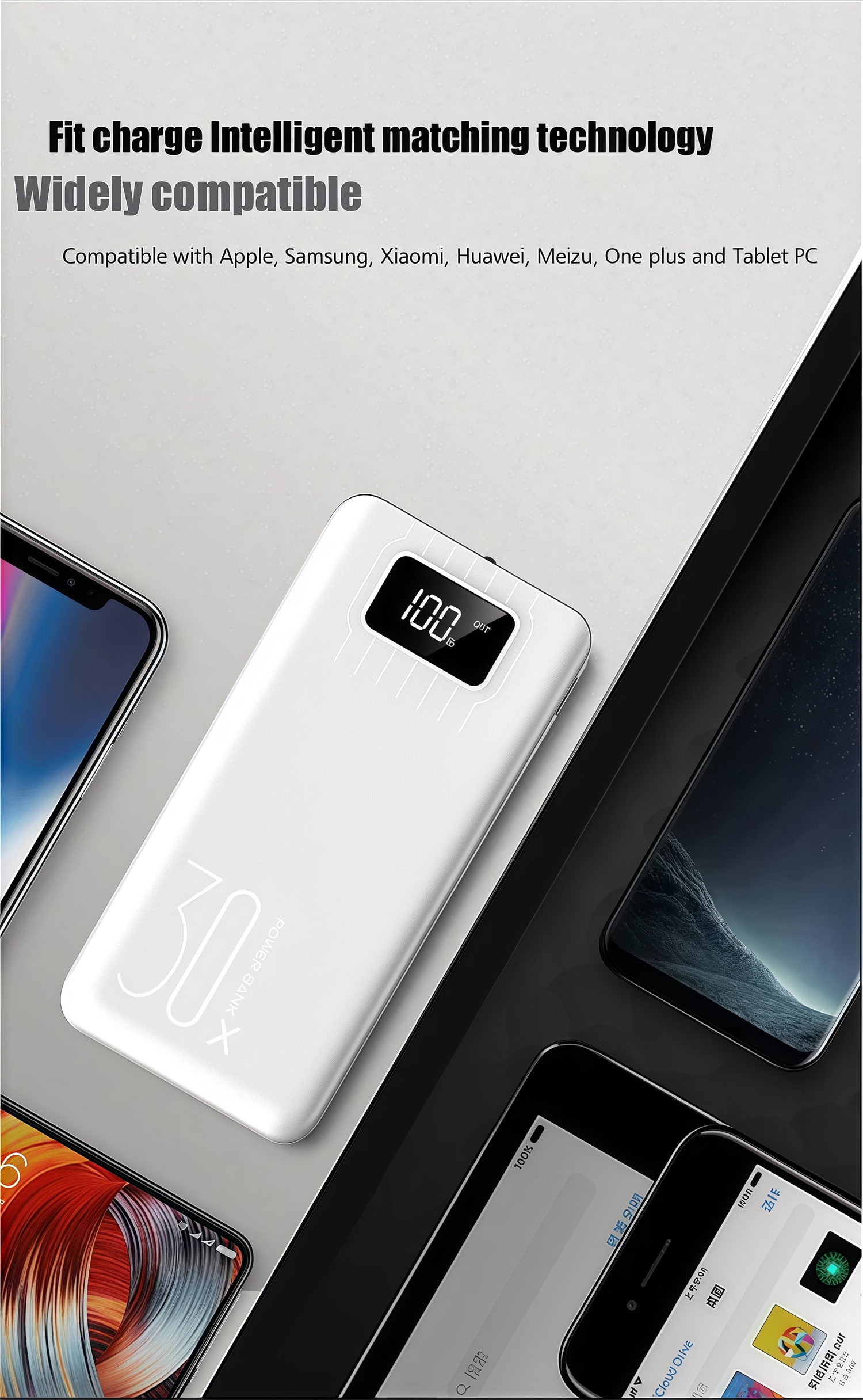 30000mAh 20000mAh Power Bank Portable Fast Charging 3USB External Battery Charger For Xiaomi iPhone Samsung With Built-in Charging Wire Safety Protections 30000mAh 20000mAh Power Bank Portable Fast Charging 3USB External Battery Charger For Xiaomi iPhone Samsung With Built-in Charging Wire Safety Protections Large Capacity Power bank,Storage Battery Pack,Outdoor camping,Car Emergency Power Supply,xiaomi power bank,iphone power bank,samsung power bank,fast charging power bank