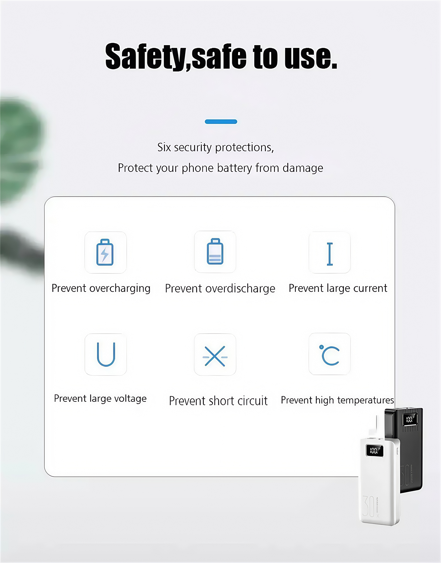 30000mAh 20000mAh Power Bank Portable Fast Charging 3USB External Battery Charger For Xiaomi iPhone Samsung With Built-in Charging Wire Safety Protections 30000mAh 20000mAh Power Bank Portable Fast Charging 3USB External Battery Charger For Xiaomi iPhone Samsung With Built-in Charging Wire Safety Protections Large Capacity Power bank,Storage Battery Pack,Outdoor camping,Car Emergency Power Supply,xiaomi power bank,iphone power bank,samsung power bank,fast charging power bank