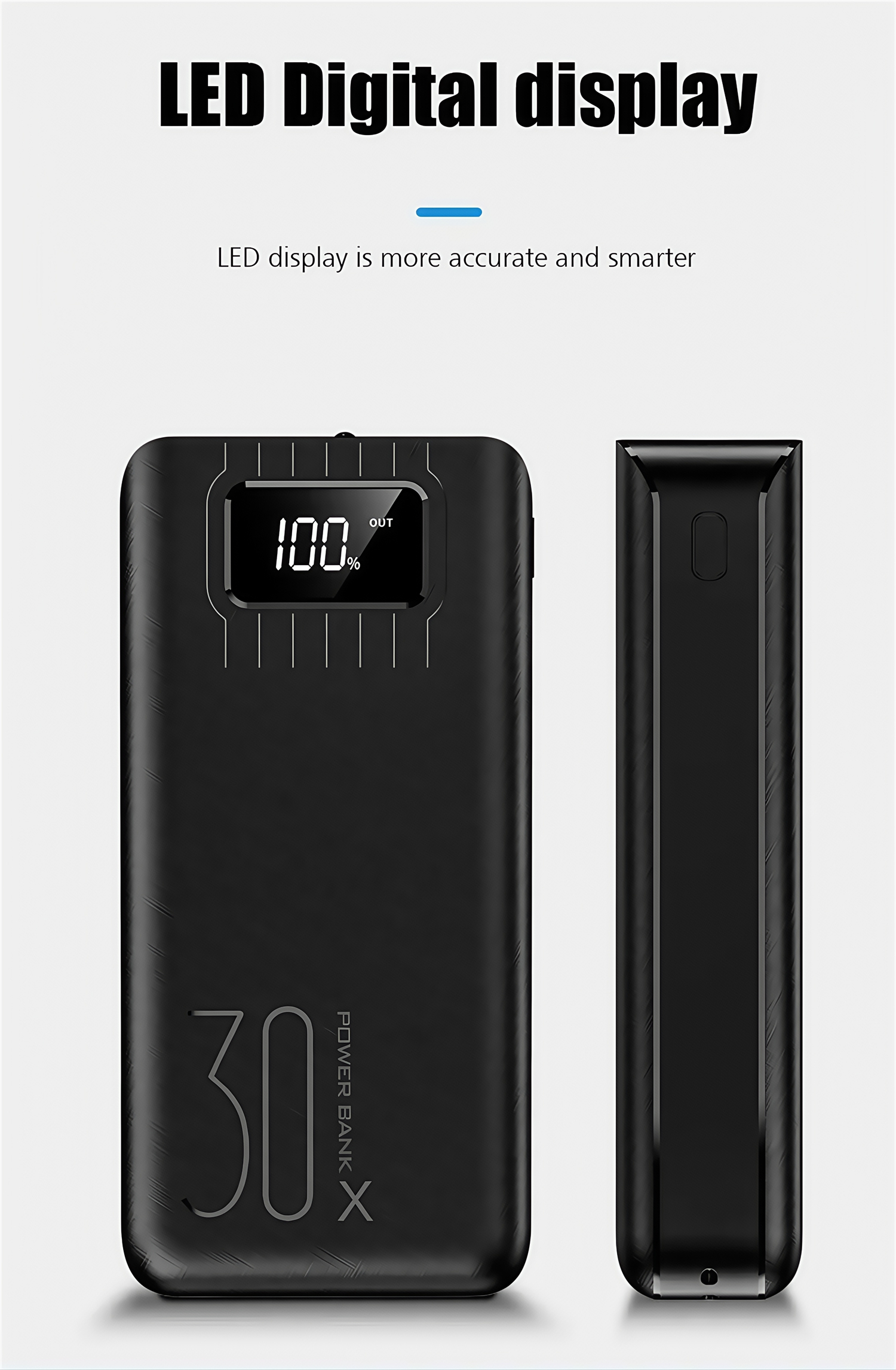 30000mAh 20000mAh Power Bank Portable Fast Charging 3USB External Battery Charger For Xiaomi iPhone Samsung With Built-in Charging Wire Safety Protections 30000mAh 20000mAh Power Bank Portable Fast Charging 3USB External Battery Charger For Xiaomi iPhone Samsung With Built-in Charging Wire Safety Protections Large Capacity Power bank,Storage Battery Pack,Outdoor camping,Car Emergency Power Supply,xiaomi power bank,iphone power bank,samsung power bank,fast charging power bank