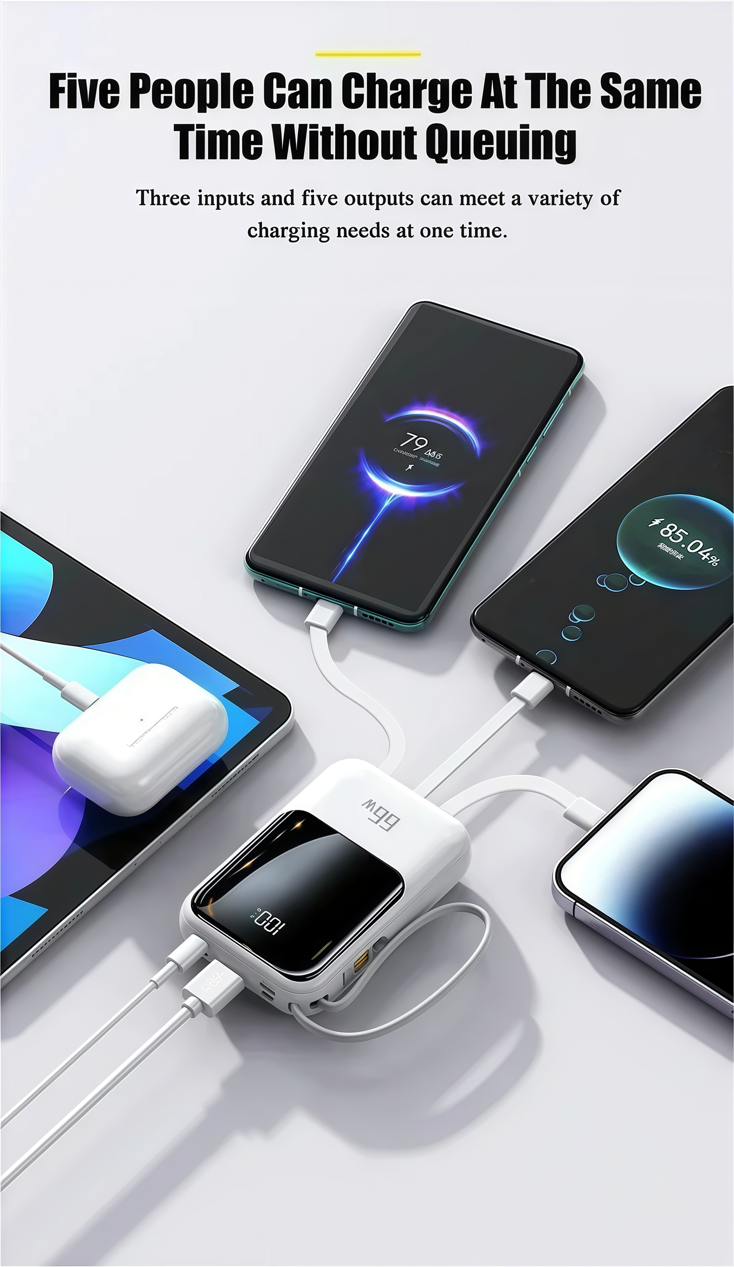 66W Super Fast Charging 10000mAh Real Capacity Power Bank PD22.5W Built In Four Cables Portable Charger External Battery for Xiaomi Samsung Huawei iPhone Office Travel Daily Use 66W Super Fast Charging 10000mAh Real Capacity Power Bank PD22.5W Built In Four Cables Portable Charger External Battery for Xiaomi Samsung Huawei iPhone Office Travel Daily Use portable Power bank,xiaomi power bank,iphone power bank,samsung power bank,fast charging power bank,22W power bank,10000mah power bank,20000mah power bank,power bank factory,power bank wholesale