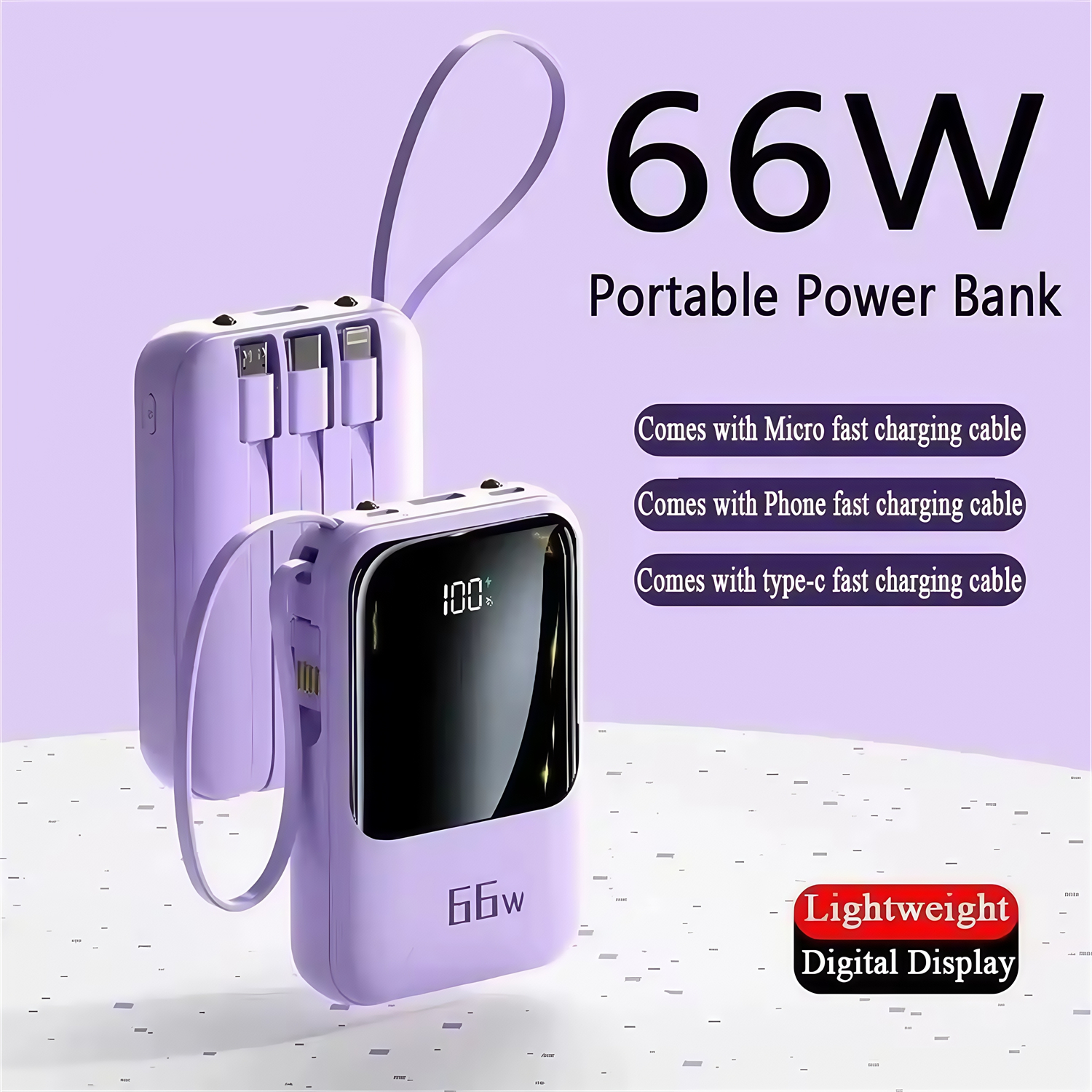 66W Super Fast Charging 10000mAh Real Capacity Power Bank PD22.5W Built In Four Cables Portable Charger External Battery for Xiaomi Samsung Huawei iPhone Office Travel Daily Use 66W Super Fast Charging 10000mAh Real Capacity Power Bank PD22.5W Built In Four Cables Portable Charger External Battery for Xiaomi Samsung Huawei iPhone Office Travel Daily Use portable Power bank,xiaomi power bank,iphone power bank,samsung power bank,fast charging power bank,22W power bank,10000mah power bank,20000mah power bank,power bank factory,power bank wholesale