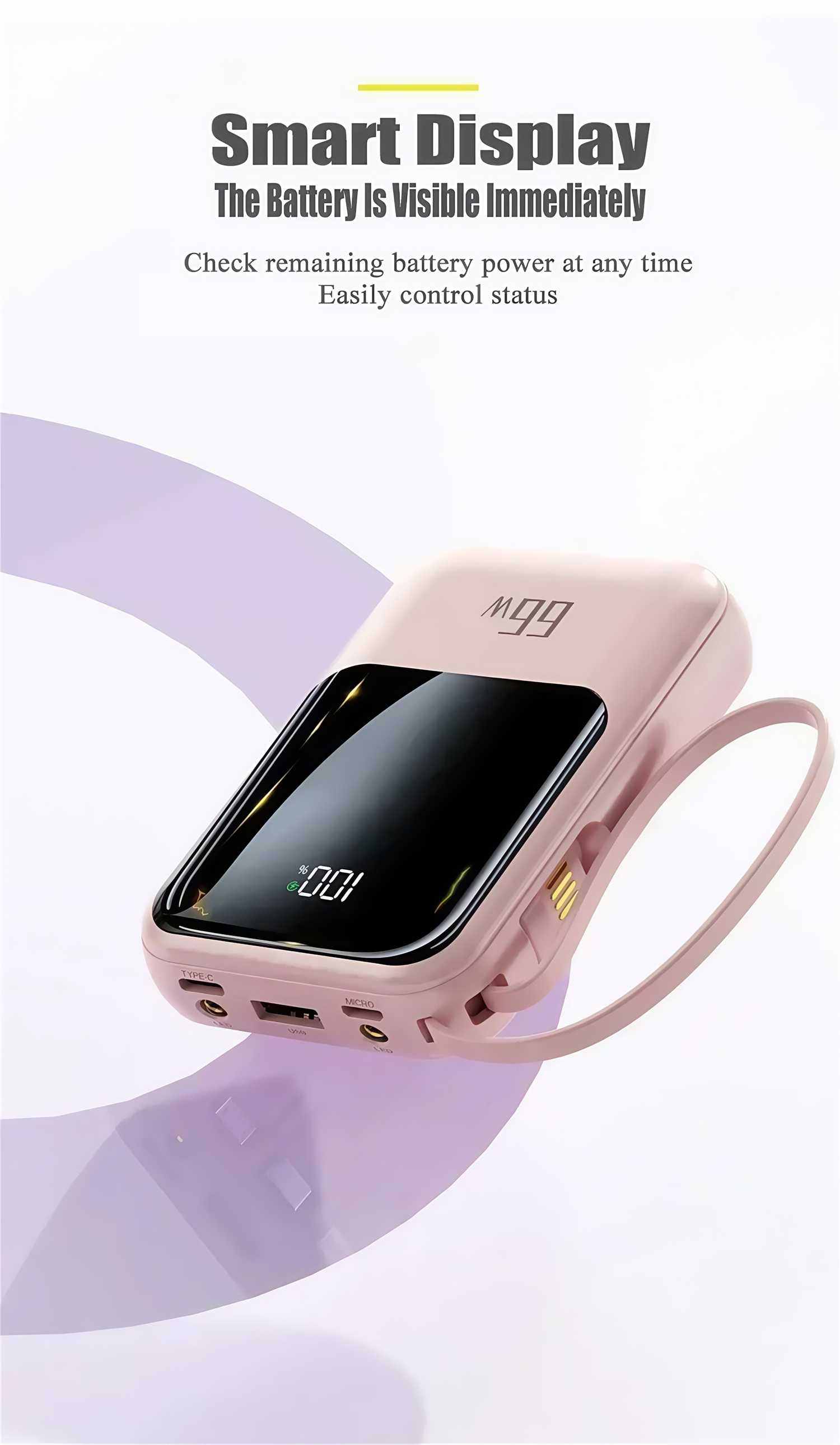 66W Super Fast Charging 10000mAh Real Capacity Power Bank PD22.5W Built In Four Cables Portable Charger External Battery for Xiaomi Samsung Huawei iPhone Office Travel Daily Use 66W Super Fast Charging 10000mAh Real Capacity Power Bank PD22.5W Built In Four Cables Portable Charger External Battery for Xiaomi Samsung Huawei iPhone Office Travel Daily Use portable Power bank,xiaomi power bank,iphone power bank,samsung power bank,fast charging power bank,22W power bank,10000mah power bank,20000mah power bank,power bank factory,power bank wholesale