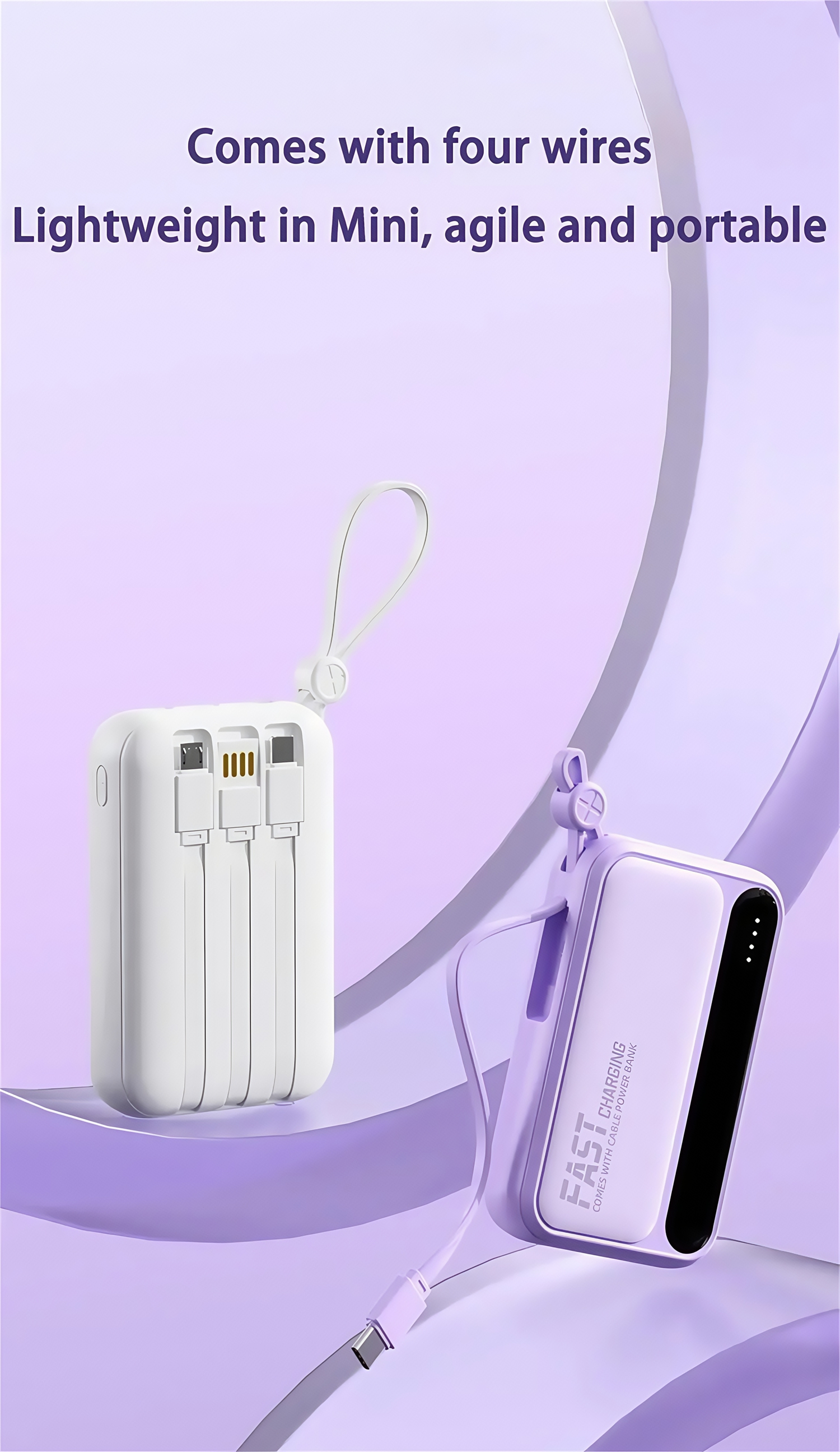 20000mAh 10000mAh Fast Charging Power Bank Large Capacity Digital Display Portable Battery Built In Four Cables Lightweight Compact Design for iPhone Samsung Huawei Xiaomi Daily Travel Office Use 20000mAh 10000mAh Fast Charging Power Bank Large Capacity Digital Display Portable Battery Built In Four Cables Lightweight Compact Design for iPhone Samsung Huawei Xiaomi Daily Travel Office Use portable Power bank,xiaomi power bank,iphone power bank,samsung power bank,fast charging power bank,22W power bank,10000mah power bank,20000mah power bank,power bank factory,power bank wholesale