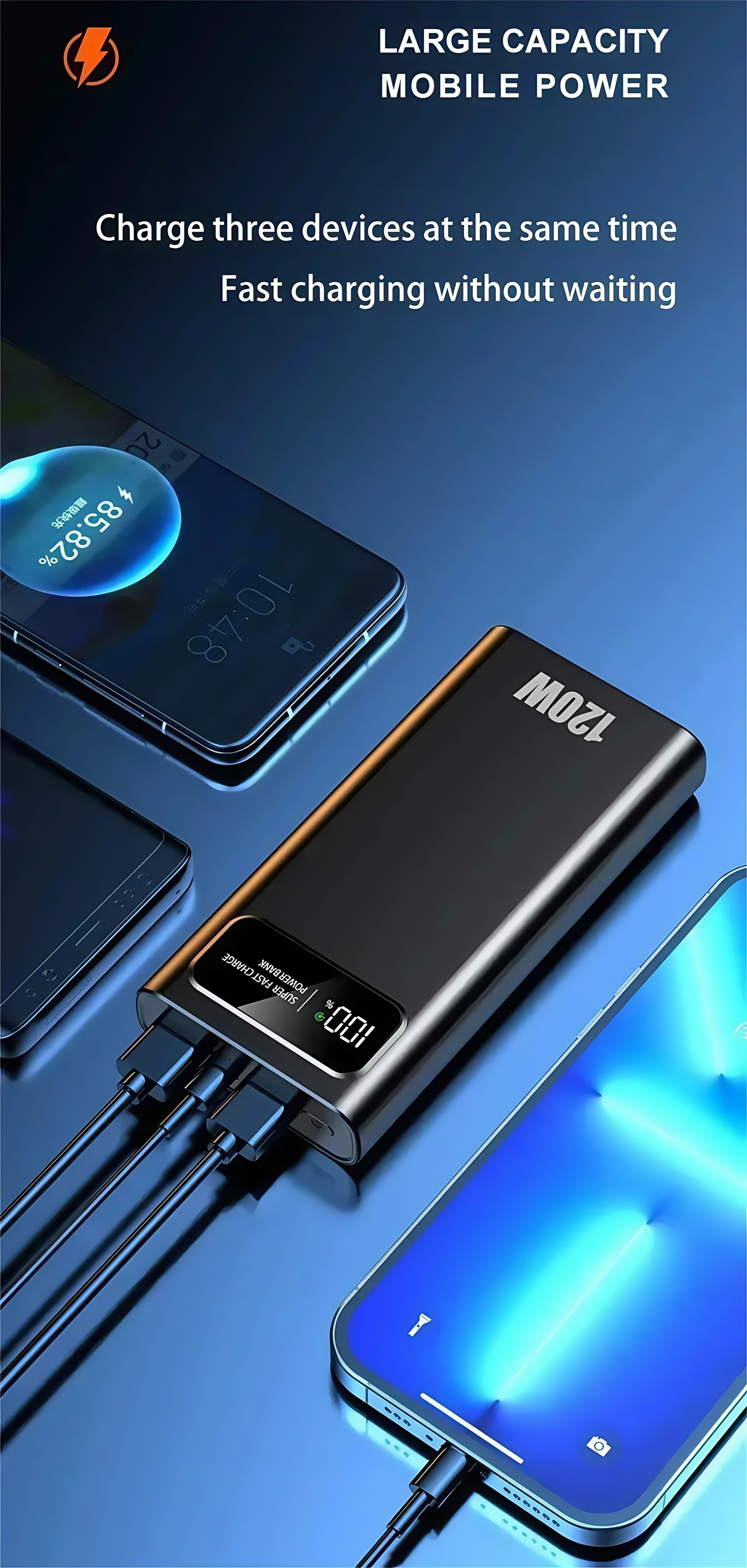 66W Super Fast Charging Power Bank 20000mAh 10000mAh Large Capacity Digital Display Portable Battery Pack Built In Cables for iPhone 14 13 Pro Samsung Xiaomi Redmi Note 9 OPPO Huawei Travel Office Daily Use 66W Super Fast Charging Power Bank 20000mAh 10000mAh Large Capacity Digital Display Portable Battery Pack Built In Cables for iPhone 14 13 Pro Samsung Xiaomi Redmi Note 9 OPPO Huawei Travel Office Daily Use portable Power bank,xiaomi power bank,iphone power bank,samsung power bank,fast charging power bank,22W power bank,10000mah power bank,20000mah power bank,power bank factory,power bank wholesale